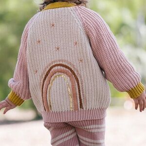 Wild Wawa rainbow cardigan